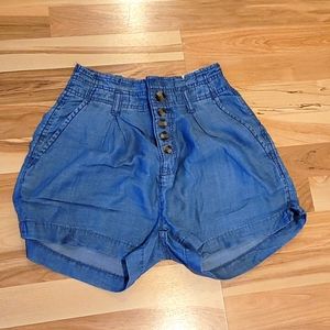NWT AE super hi-rise shorts